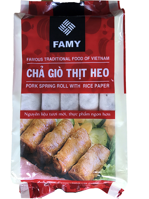 Chả giò thịt heo da bánh tráng gạo